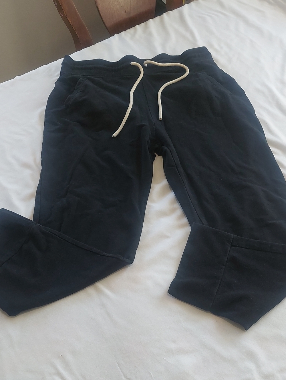 Casual Black Drawstring Jogger Pants.Size XL